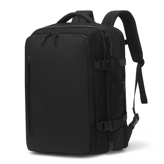 Inflatable Backpack with Expandable Large Capacity Vacuum Compression Dry-Wet Separation Storage Business Backpack