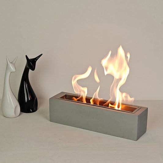 Rectangular desktop home restaurant heating stove desktop barbecue real brazier alcohol fireplace decoration bonfire stove